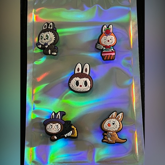 Labubu Croc Charms - You get all 5 of these charms. This is set # 4. - Picture 7 of 7